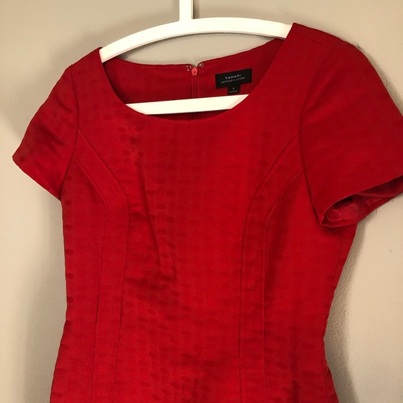 Tahari Arthur S. Levine red dress - Picture 3 of 10
